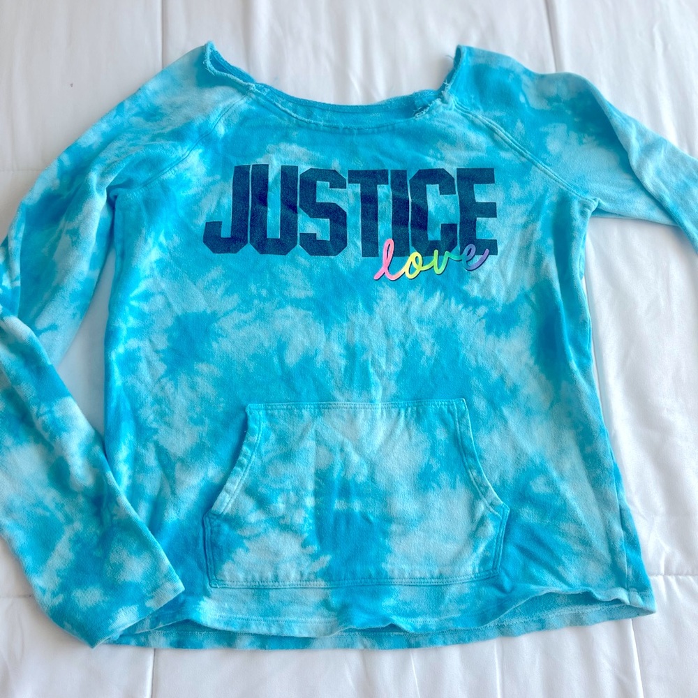 Justice - Scoop neck - Sweatshirt - size 12/14